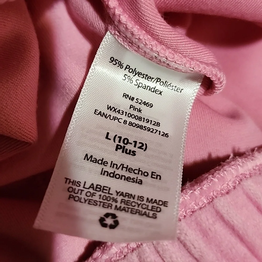 WONDER NATION GIRLS VELOUR  PANTS  SIZE LARGE PLUS   ( 10 -- 12 ) - Picture 7 of 9